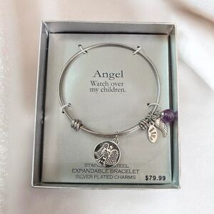 Angel Wing Charms Expandable Bracelet